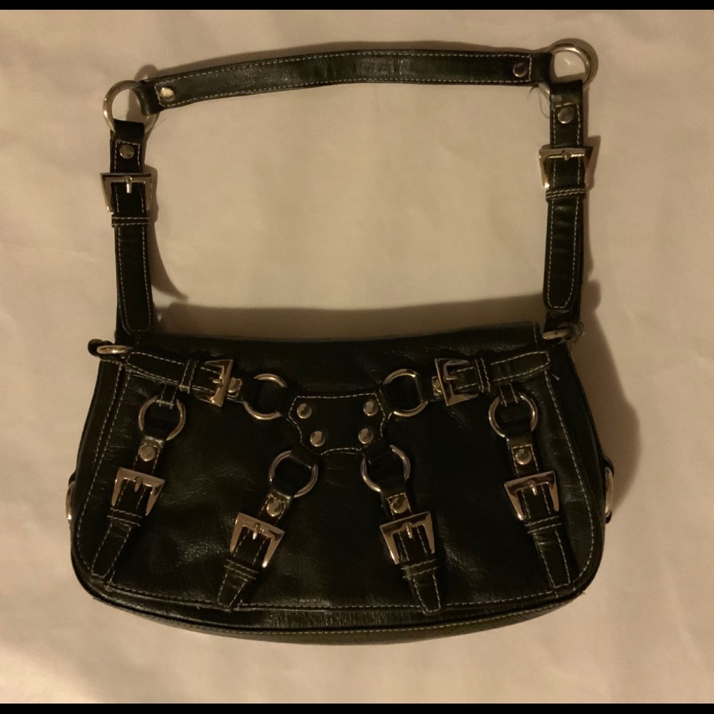 Michael Rome for M. Fine Black Leather Bag